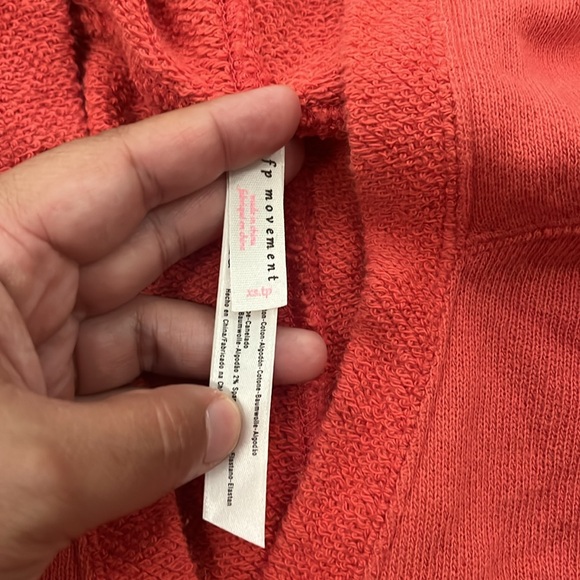 Free People Reyes V Neck Cozy Sweatshirt - Picture 4 of 5